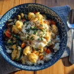 Finished large curd cottage cheese bowl