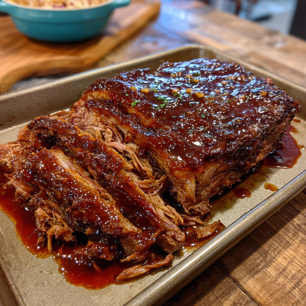 Caramelized Pulled Beef Brisket