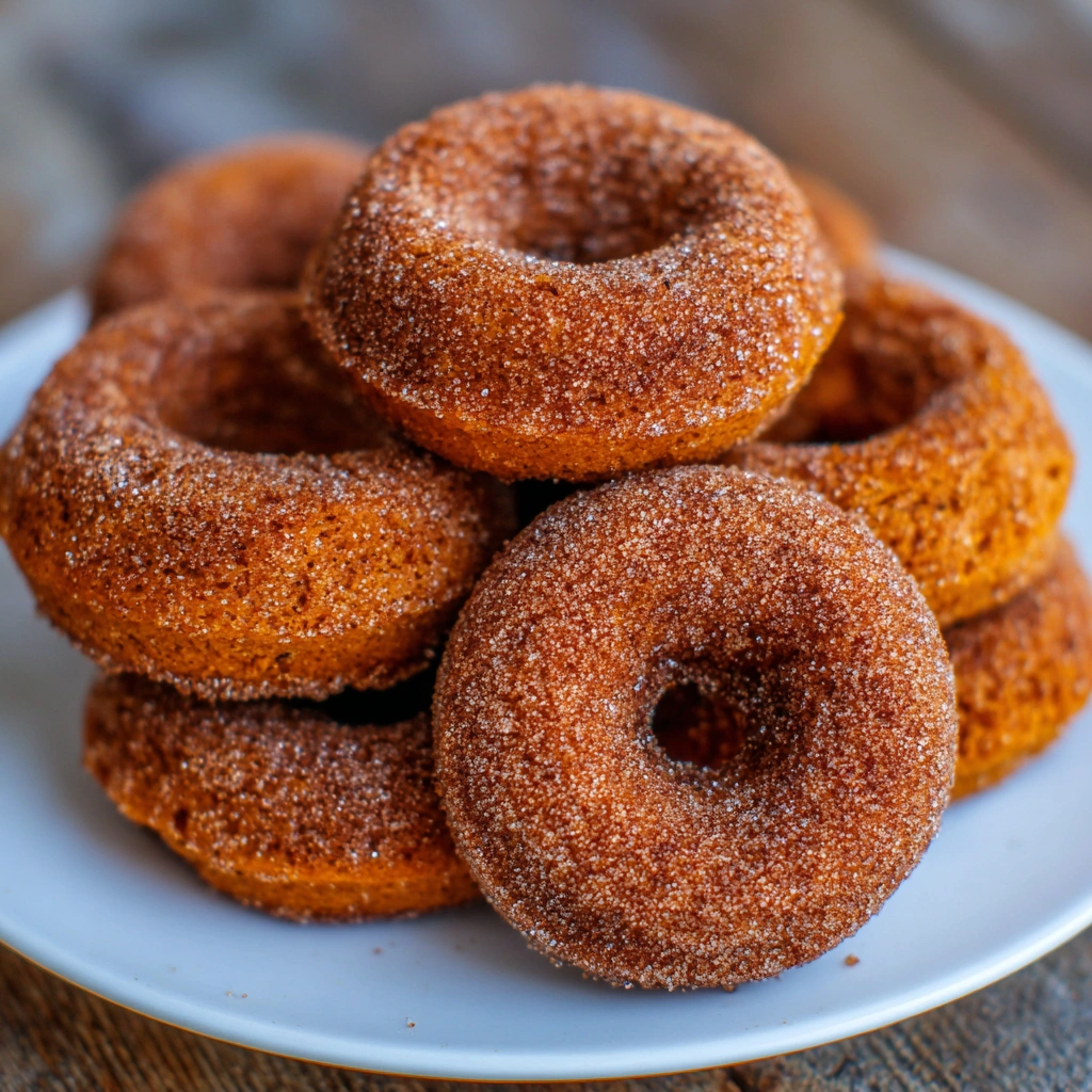 Easy Baked Pumpkin Donuts