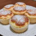 Fluffy Japanese Cotton Cheesecake Cupcakes