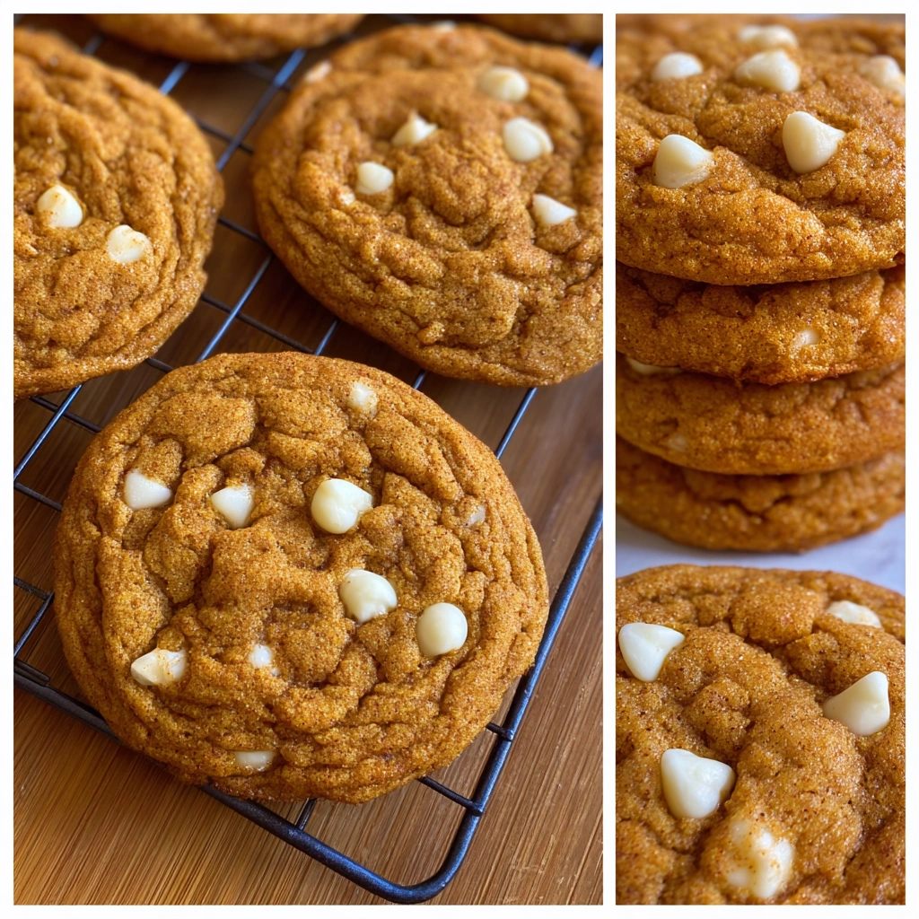 White Chocolate Pumpkin Snickerdoodles