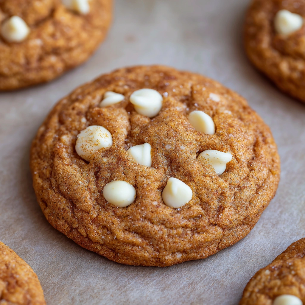 White Chocolate Pumpkin Snickerdoodles