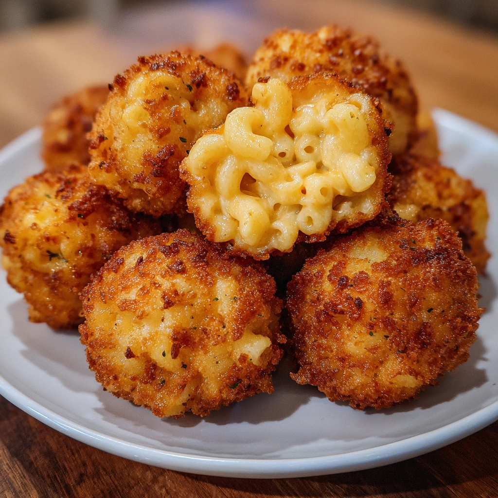 Air Fryer Fried Macaroni and Cheese Balls Cheesecake Factory Copycat