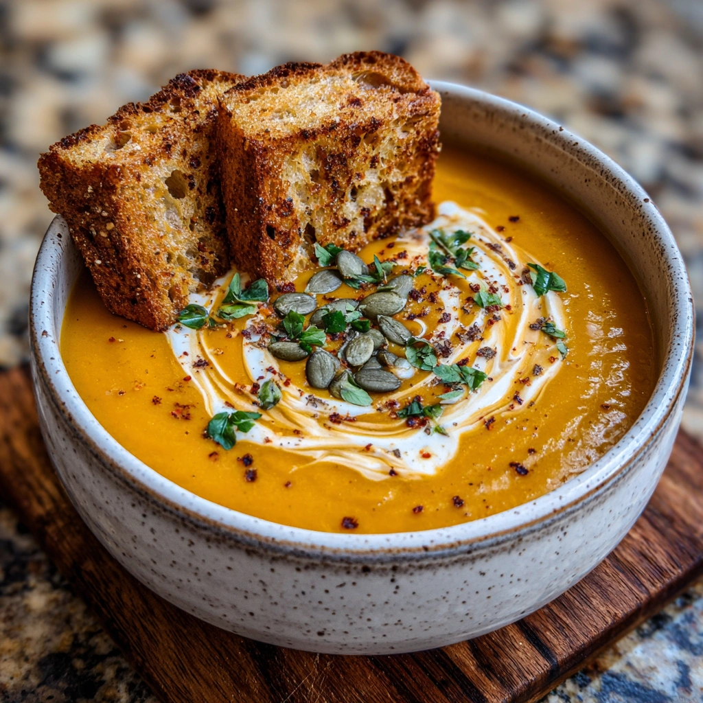 Butternut Squash Sweet Potato Soup
