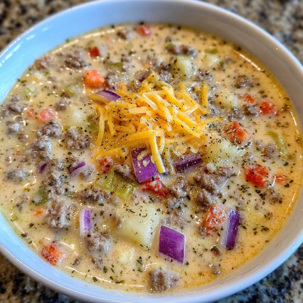 Cheeseburger Soup