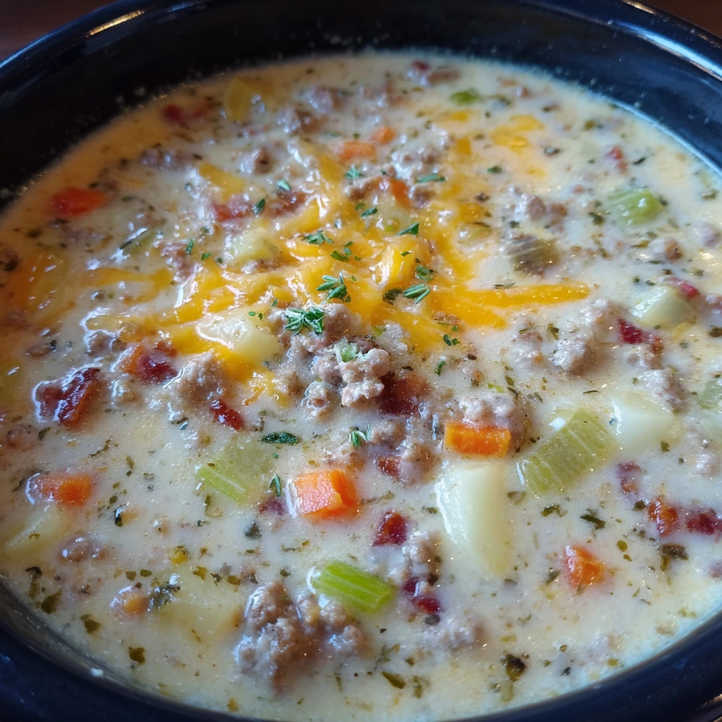 Cheeseburger Soup