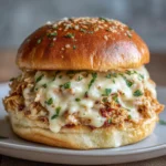 Chicken Alfredo Sloppy Joes