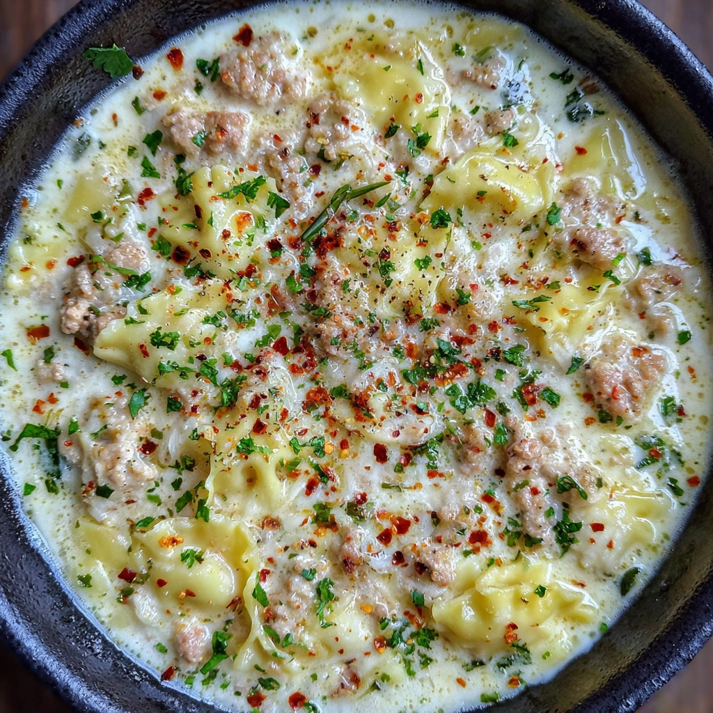 Cozy White Lasagna Soup