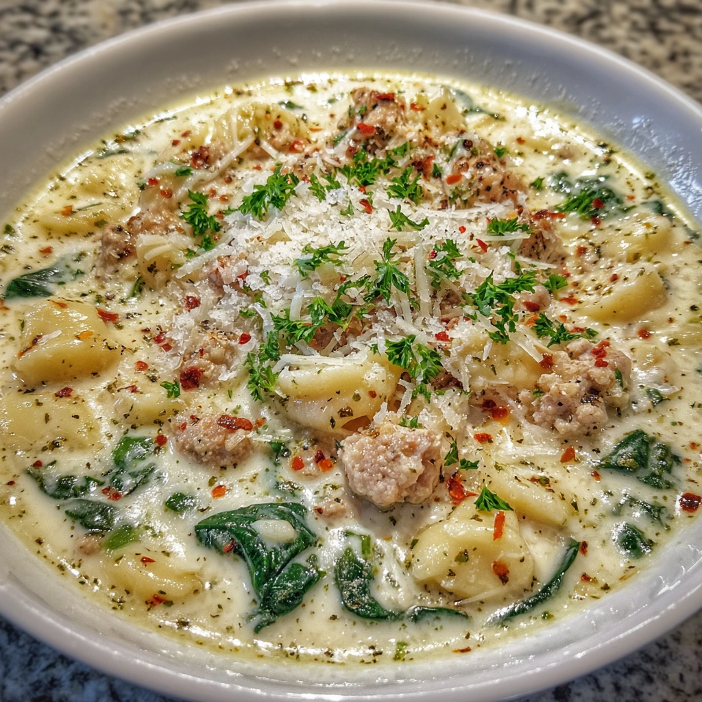Cozy White Lasagna Soup