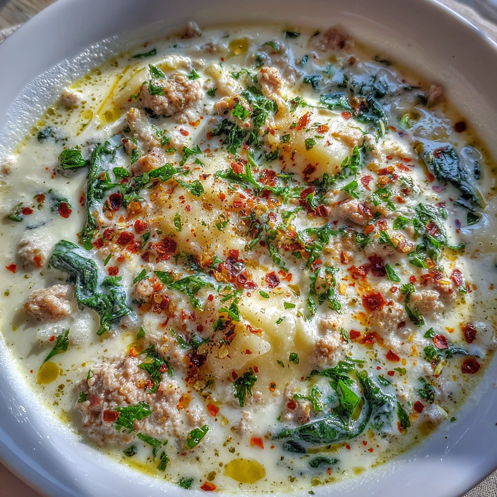 Cozy White Lasagna Soup