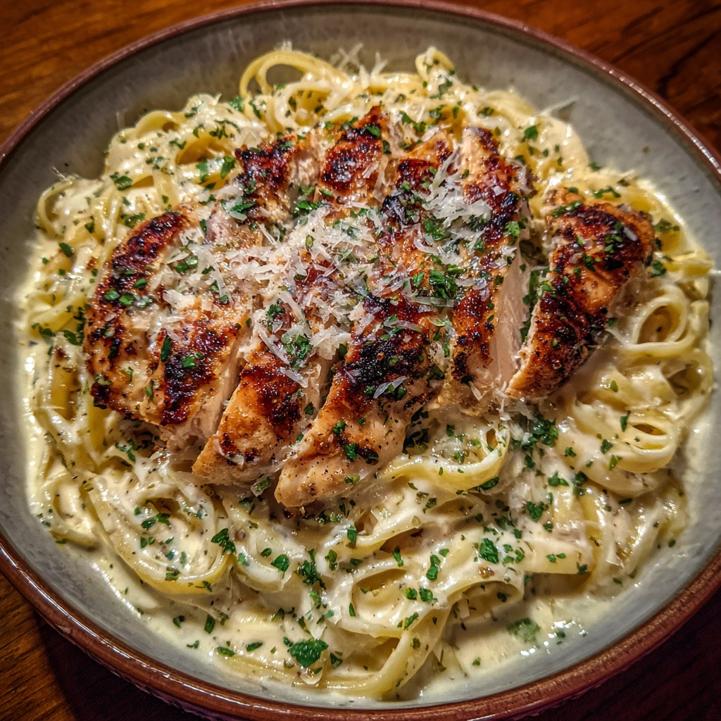 Creamy Chicken Alfredo Pasta