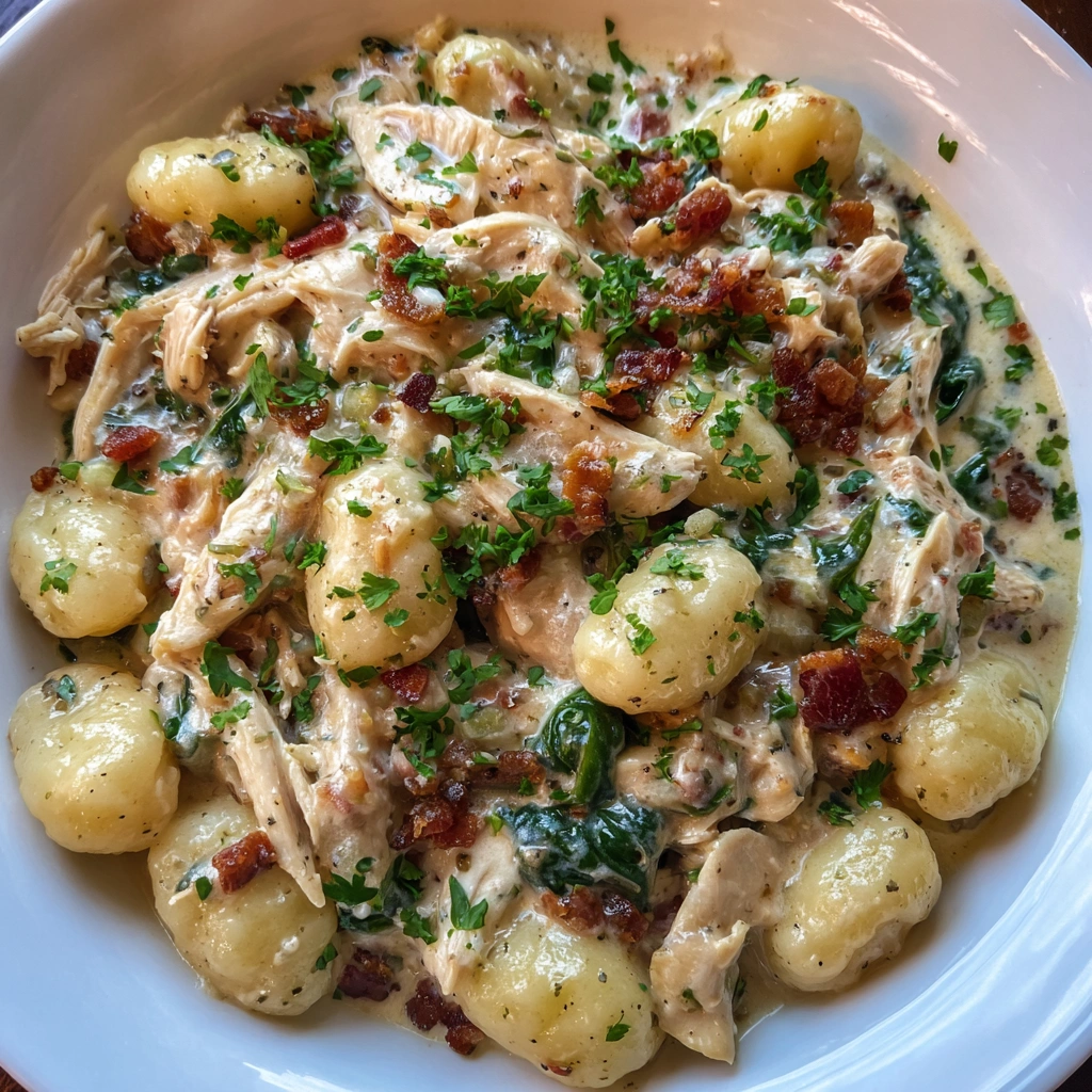 Creamy Crack Chicken Gnocchi