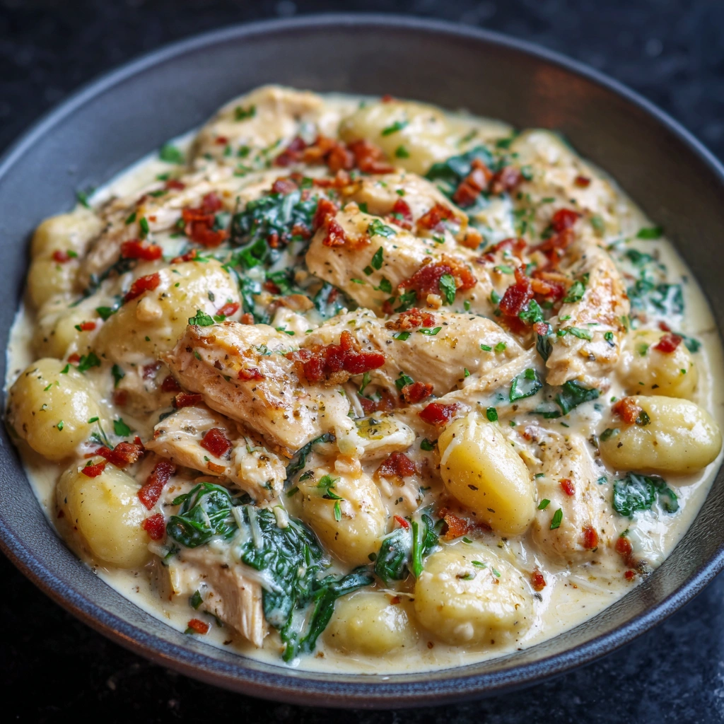 Creamy Crack Chicken Gnocchi