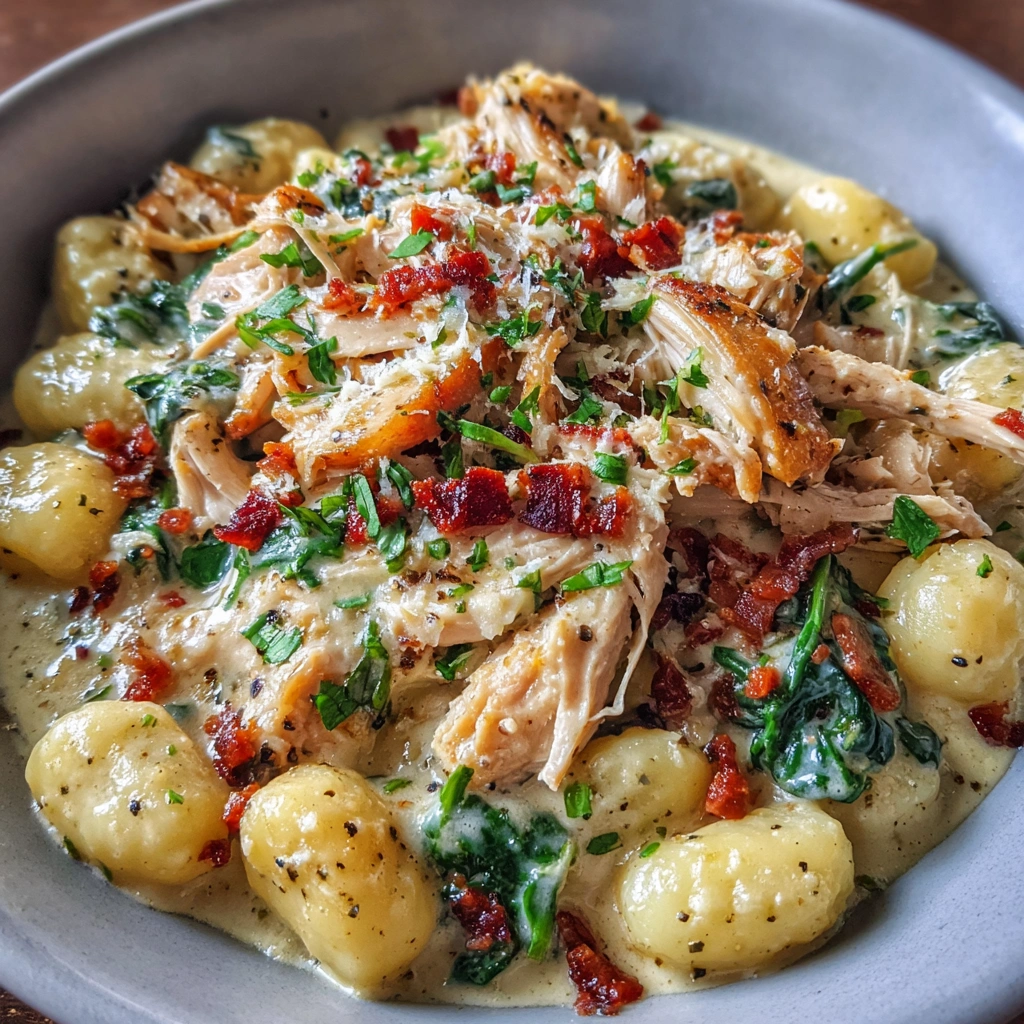 Creamy Crack Chicken Gnocchi