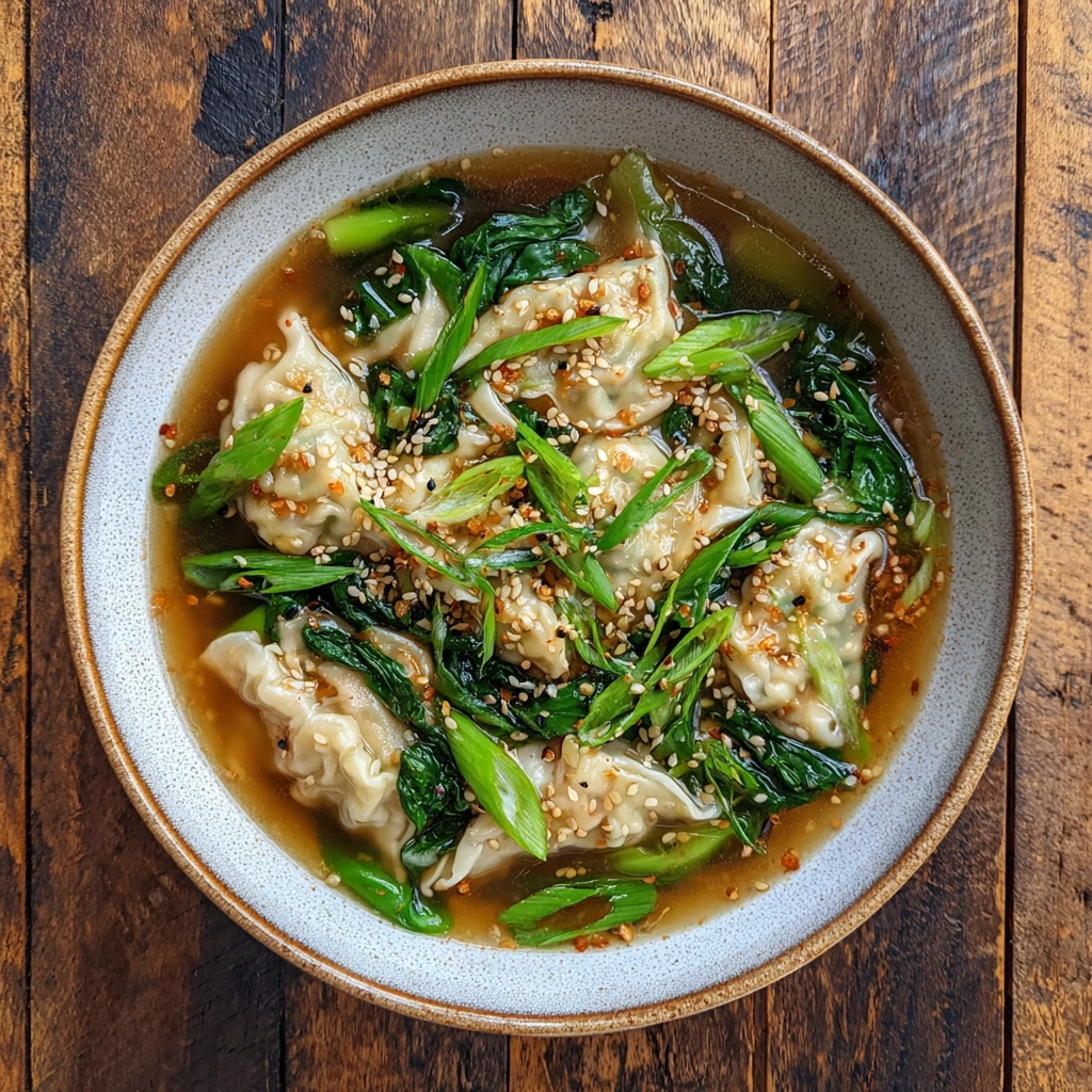 Easy Potsticker Soup
