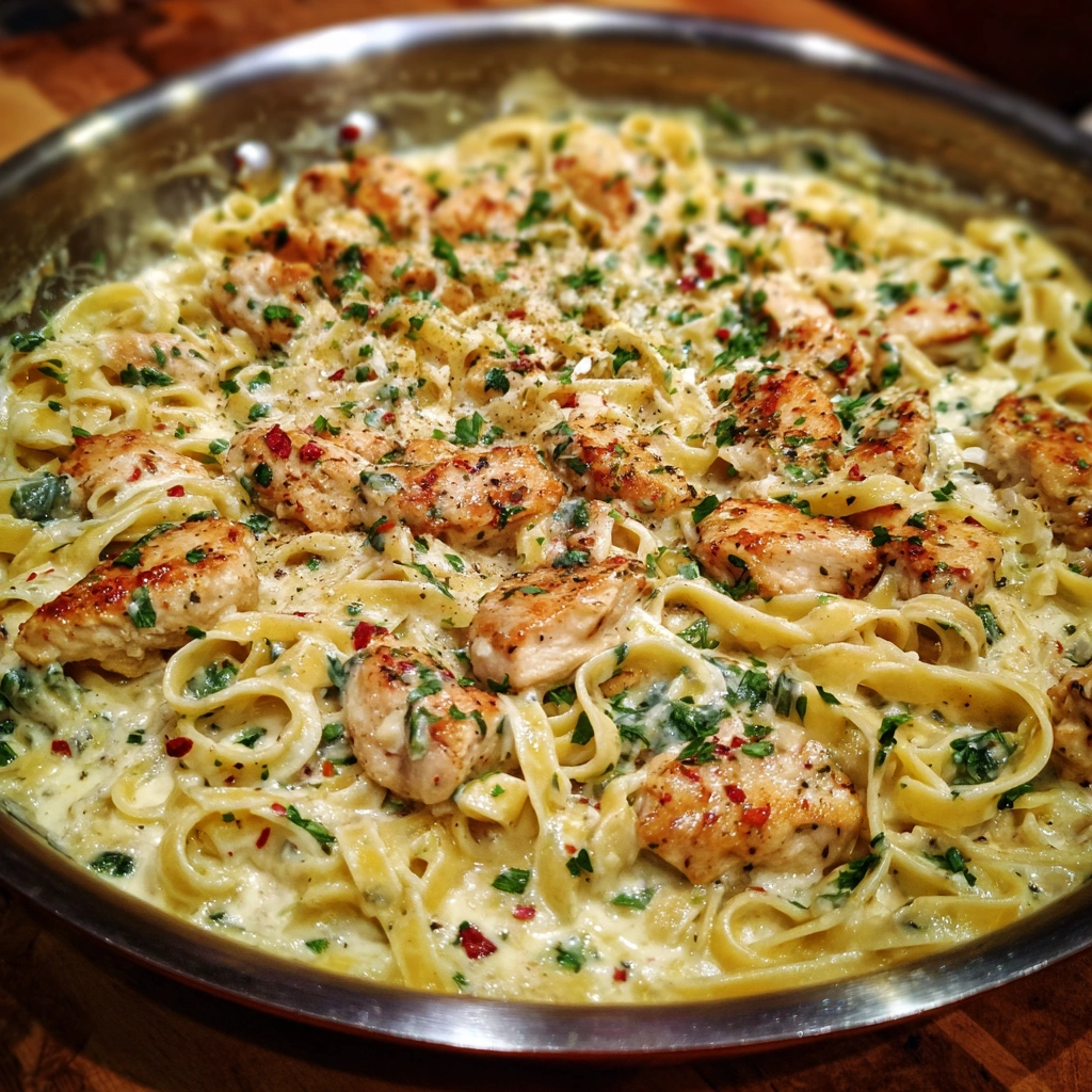 Garlic Parmesan Chicken Pasta