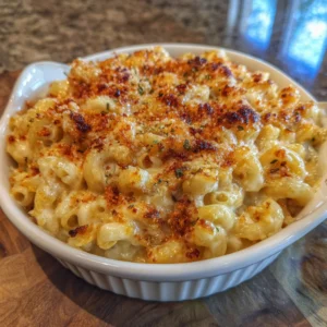 Gourmet Baked Mac and Cheese with a Crunch