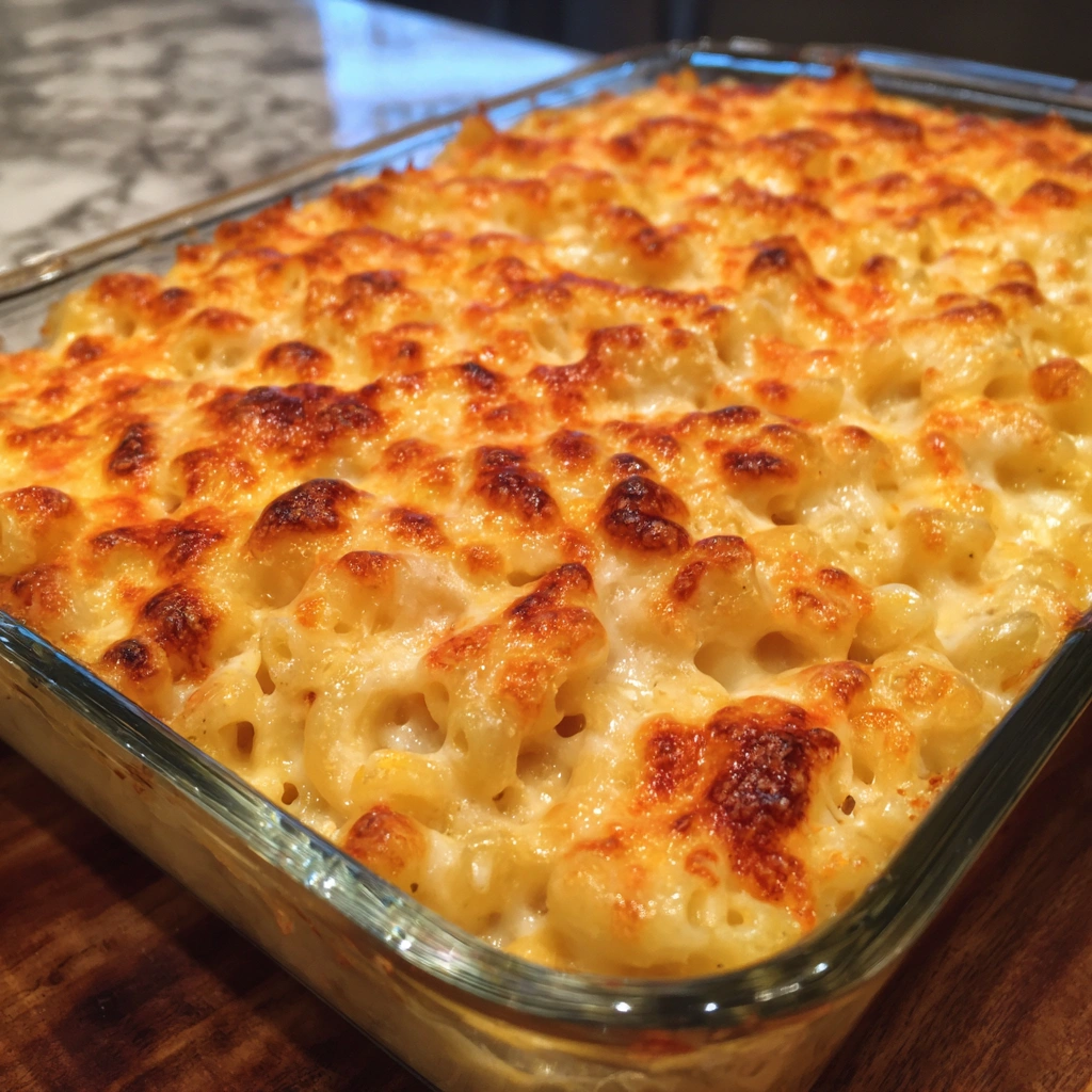 Gourmet Baked Mac and Cheese with a Crunch