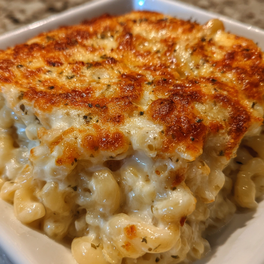 Gourmet Baked Mac and Cheese with a Crunch