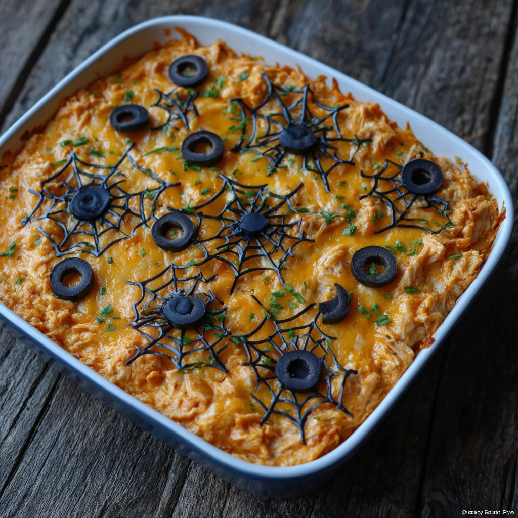 Halloween Buffalo Chicken Dip