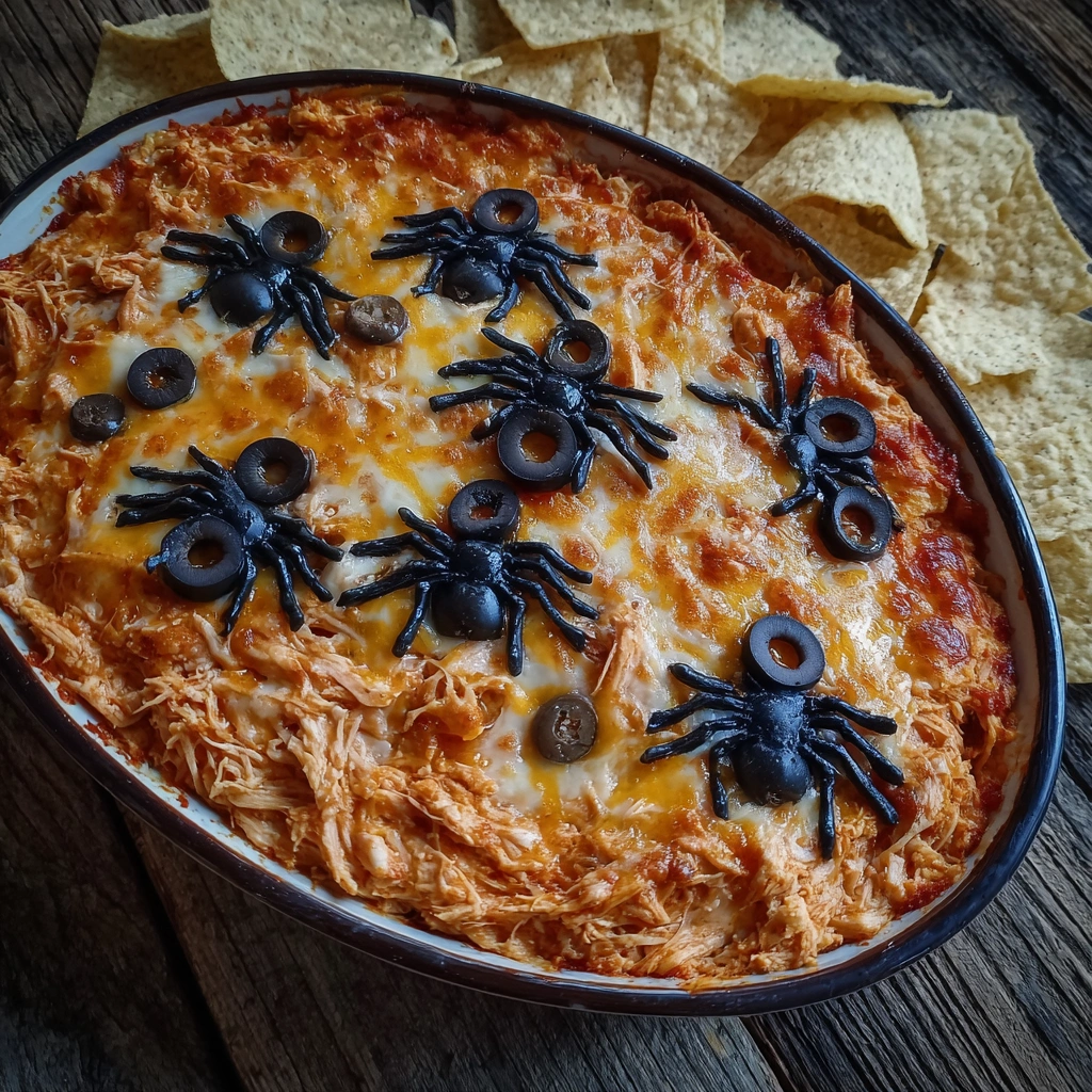 Halloween Buffalo Chicken Dip