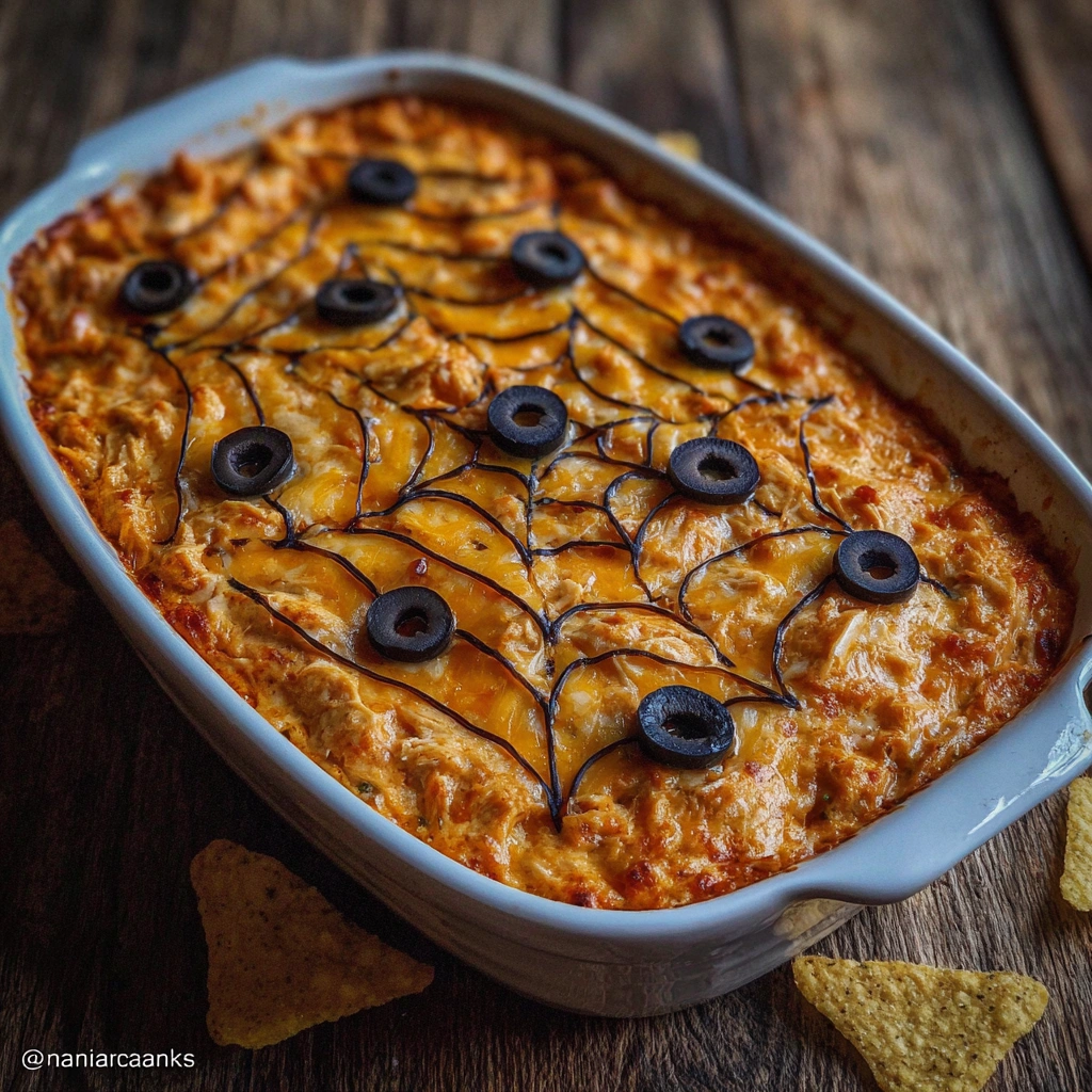 Halloween Buffalo Chicken Dip