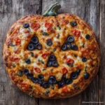Halloween Pumpkin Pizza