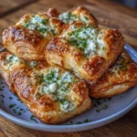 Herb and Cheese Stuffed Puff Pastry Bites