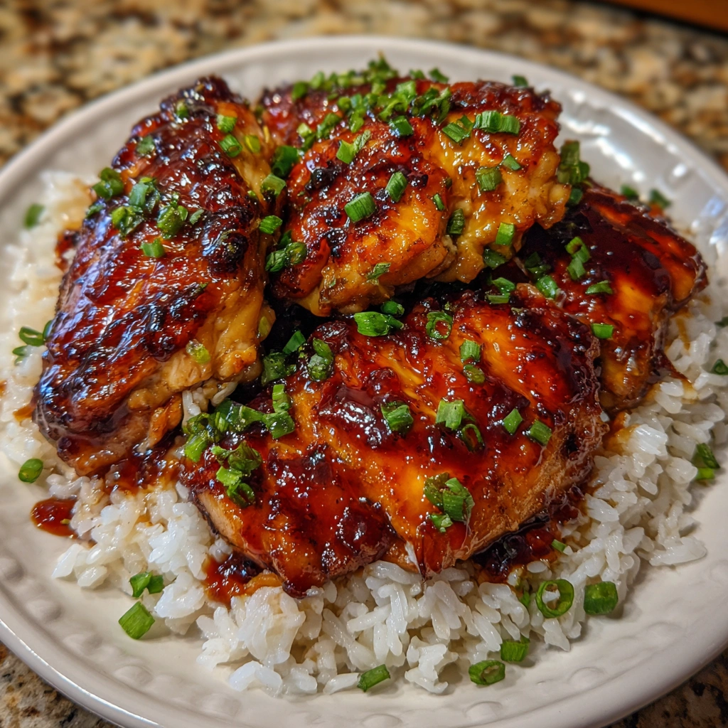 Honey BBQ Chicken Rice