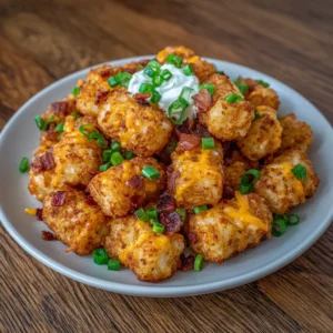 Loaded Tater Tot Appetizers