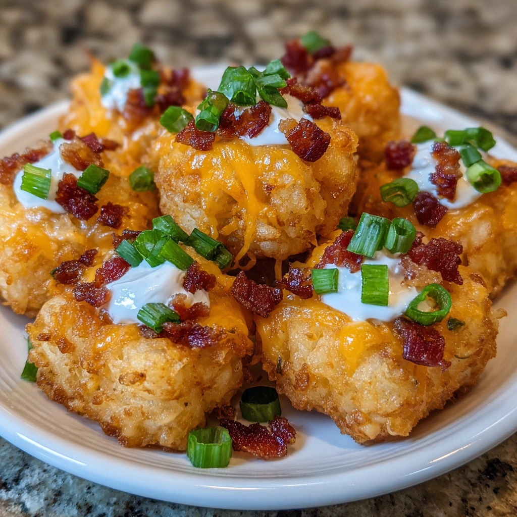 Loaded Tater Tot Appetizers
