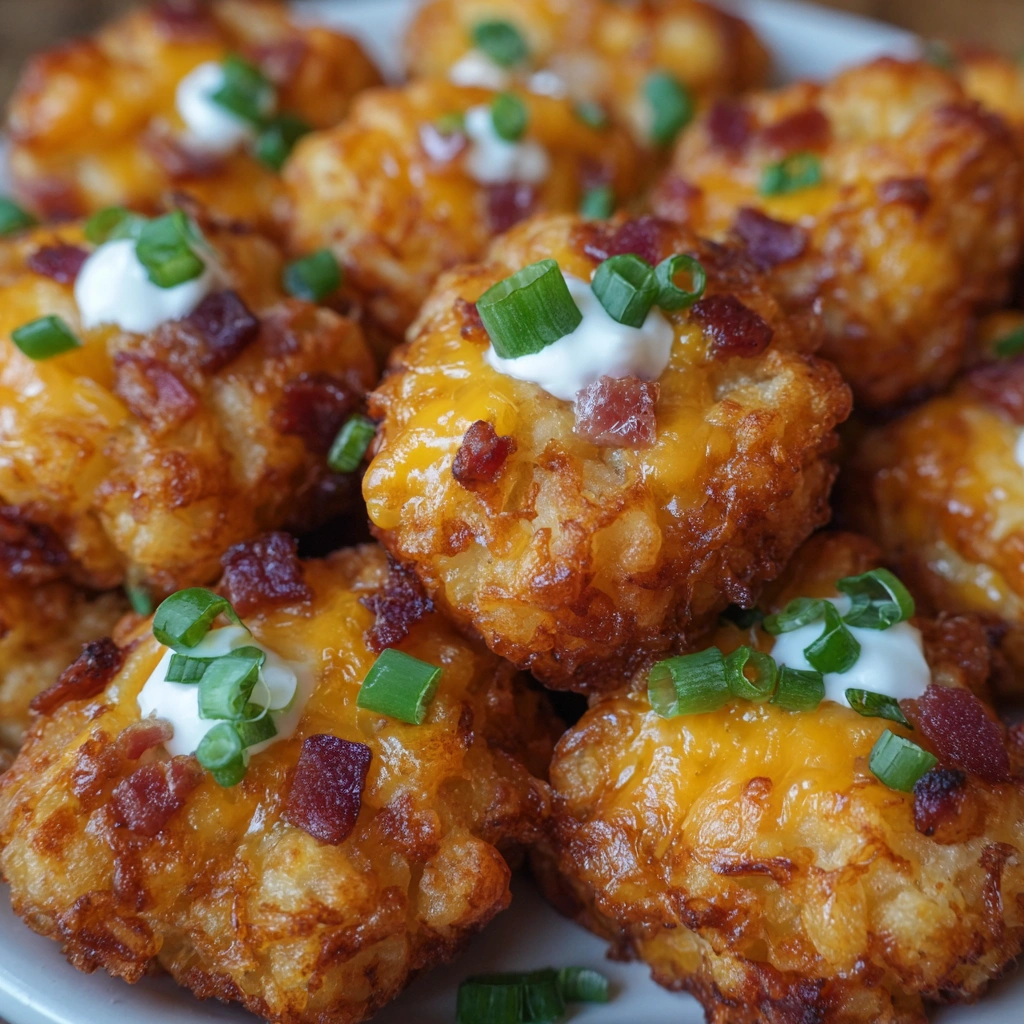 Loaded Tater Tot Appetizers