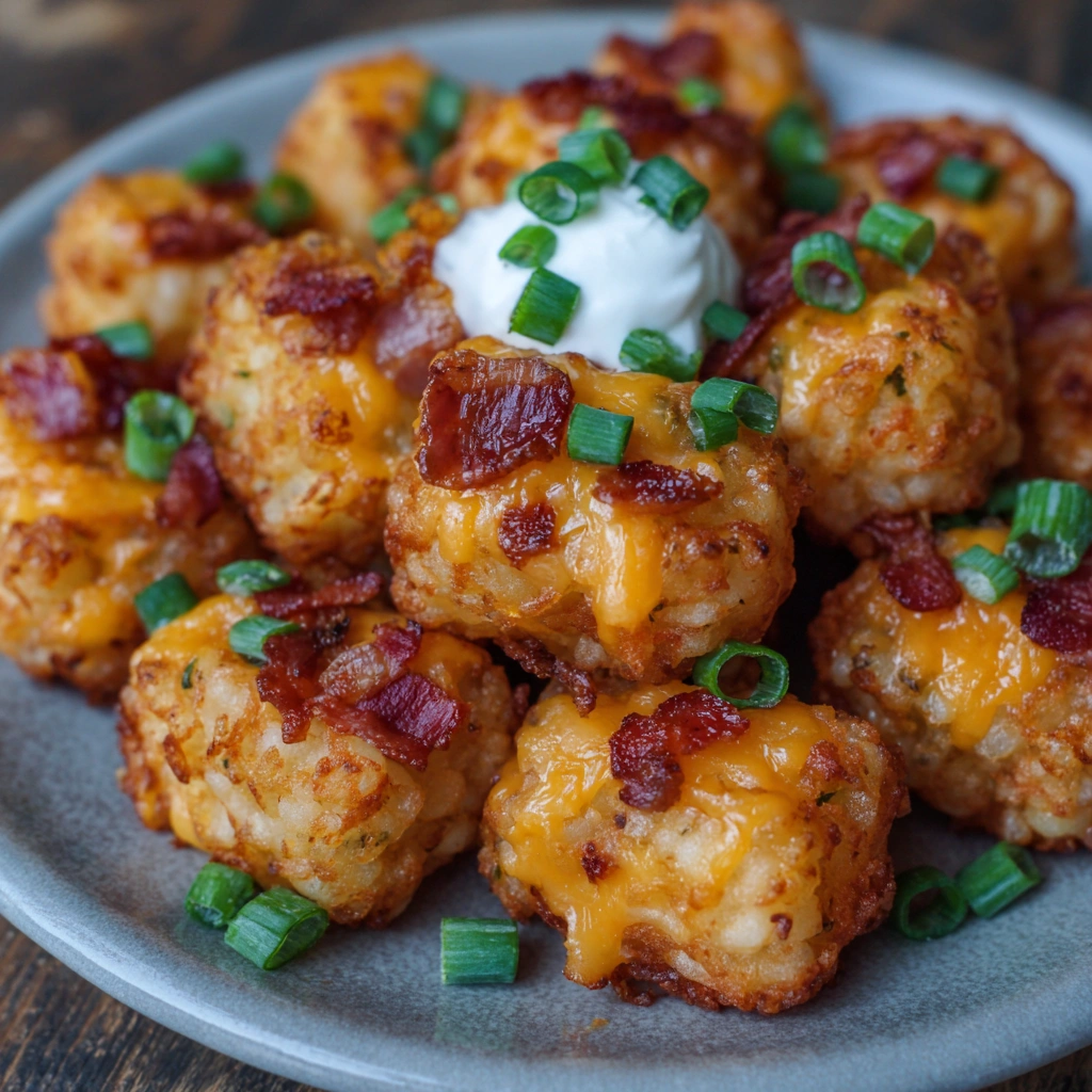 Loaded Tater Tot Appetizers
