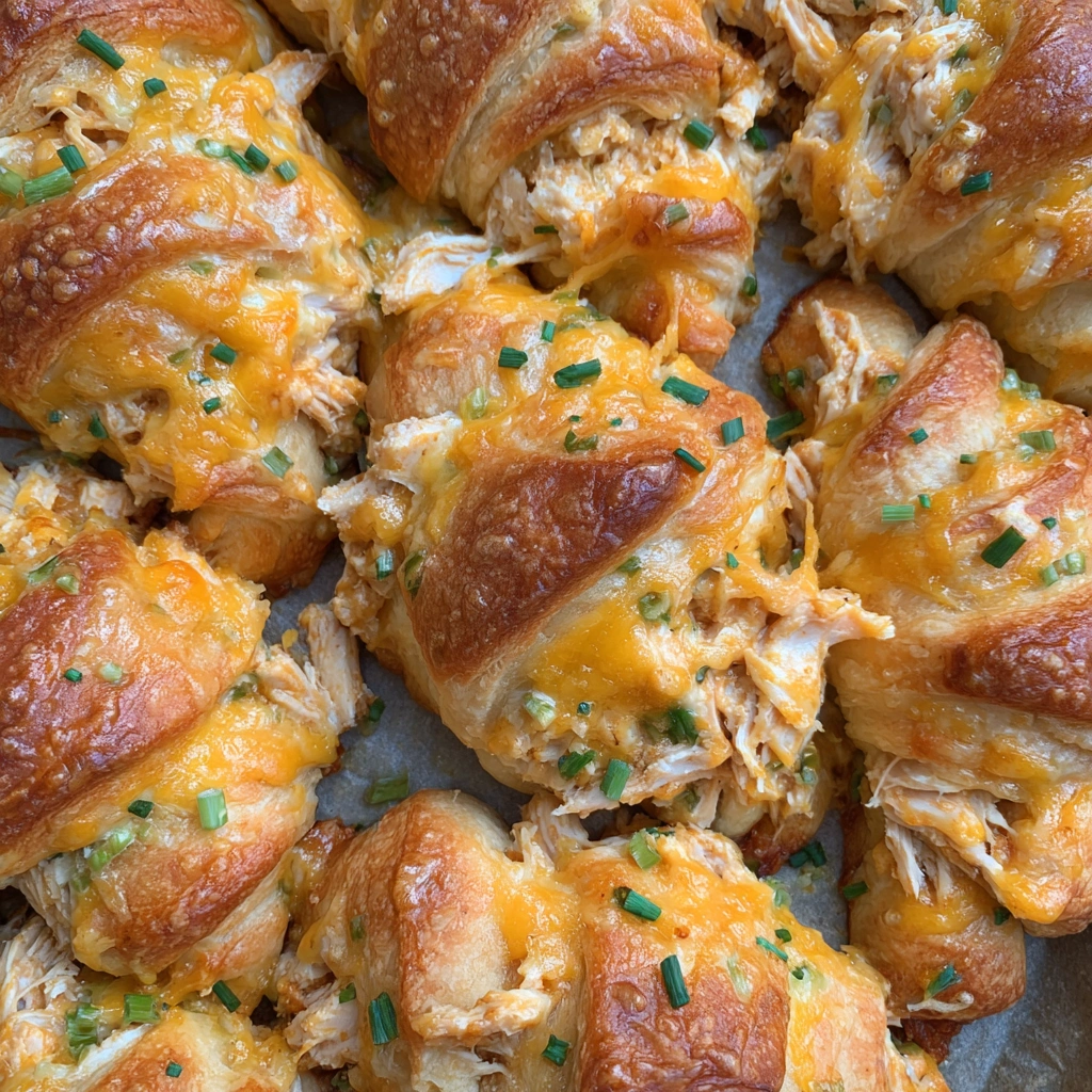 Melt in Your Mouth Cheesy Chicken Crescent Rolls