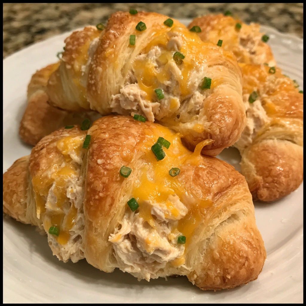 Melt in Your Mouth Cheesy Chicken Crescent Rolls