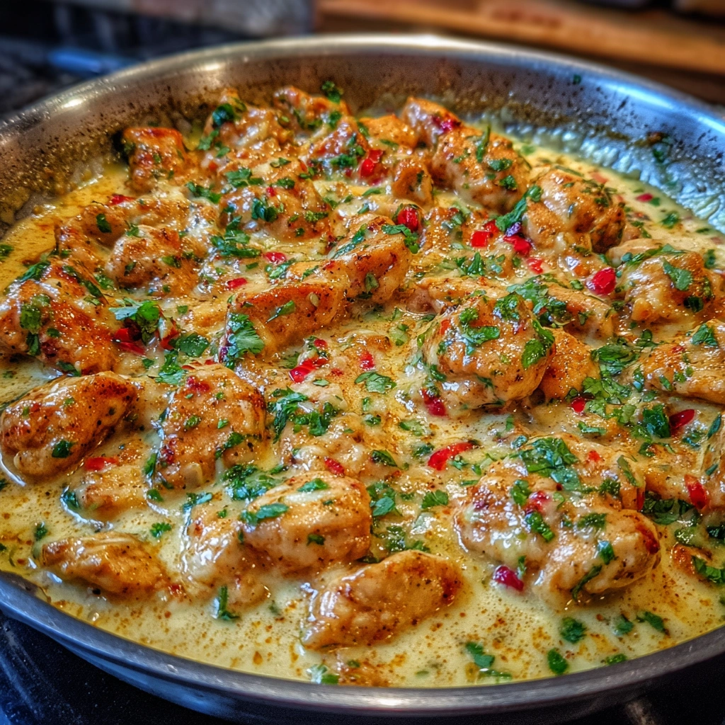 Mexican Chicken with Cheese Sauce