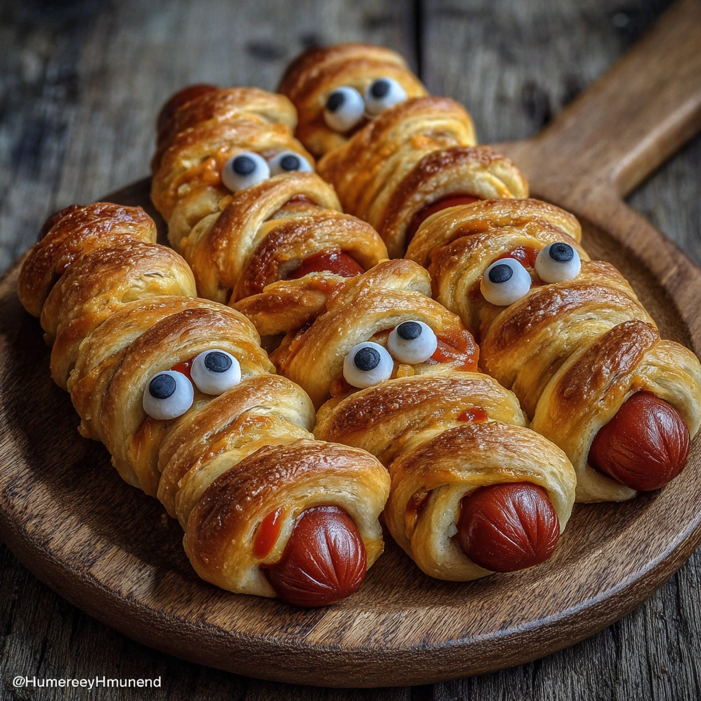 Mummy Dogs Halloween Hot Dog Mummies