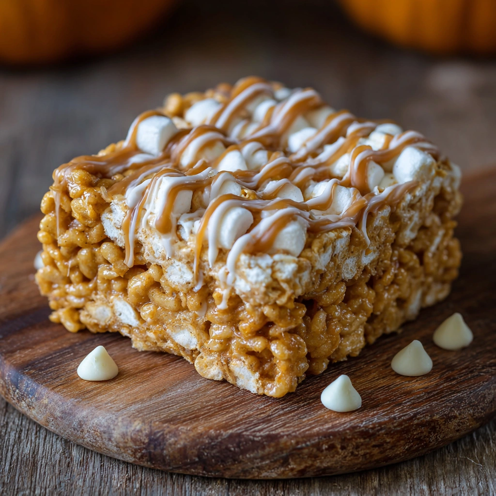Pumpkin Pie Marshmallow Treats