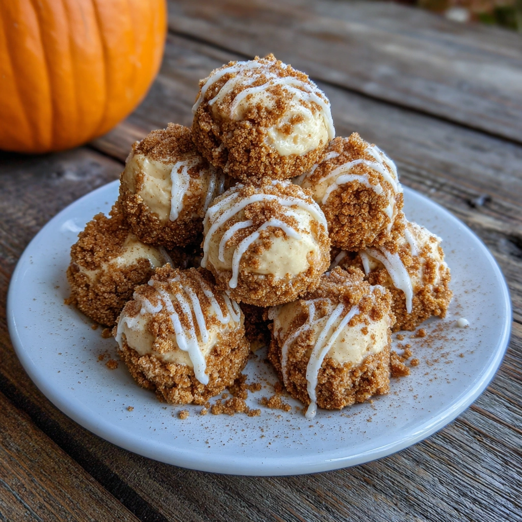Pumpkin Spice Cheesecake Bites