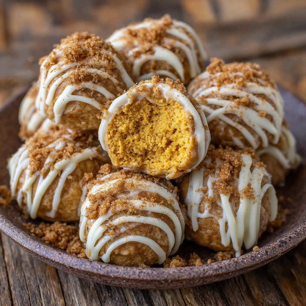 Pumpkin Spice Cheesecake Bites