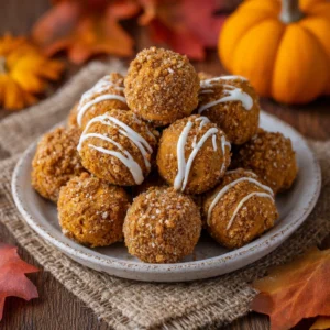 Pumpkin Spice Cheesecake Bites