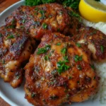 30-Minute Oven Baked Boneless Skinless Chicken Thighs