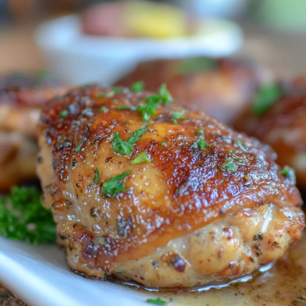 30-Minute Oven Baked Boneless Skinless Chicken Thighs