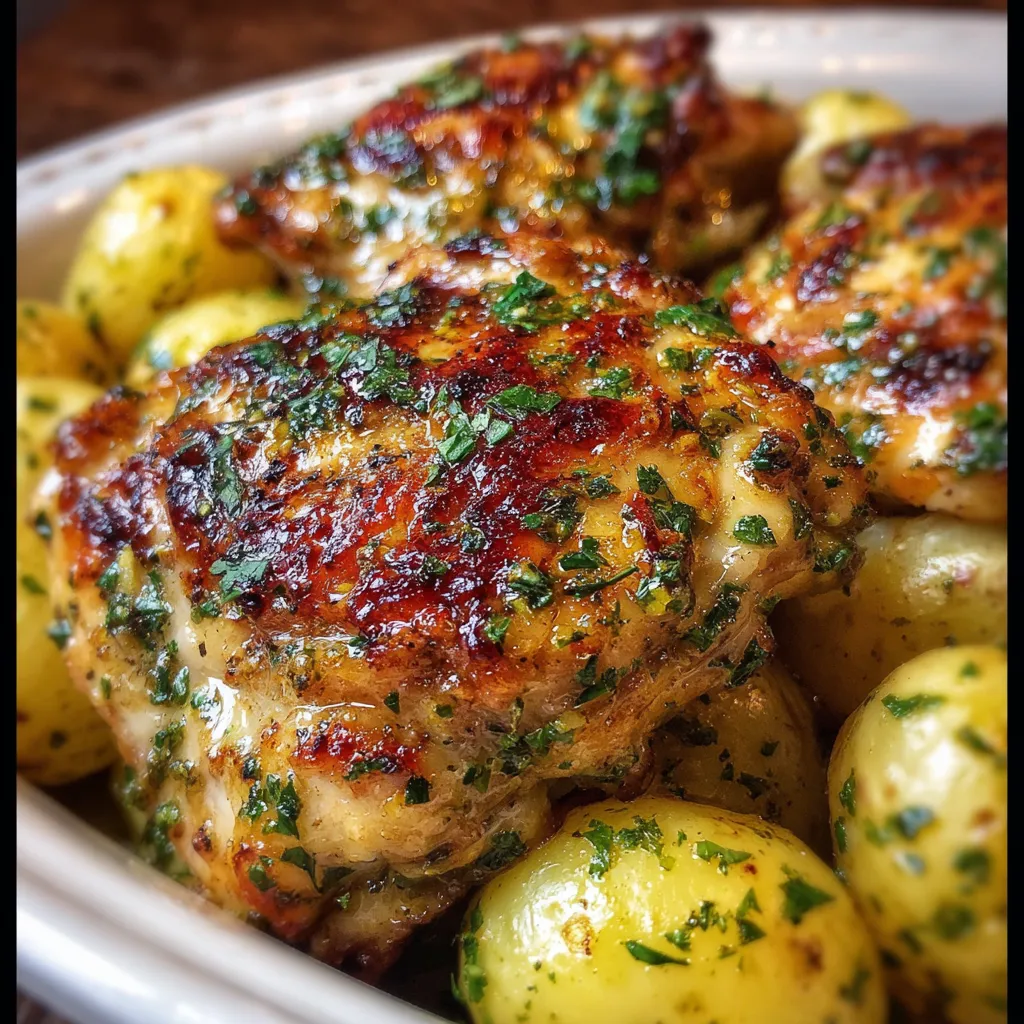 Chicken Thighs and Potatoes