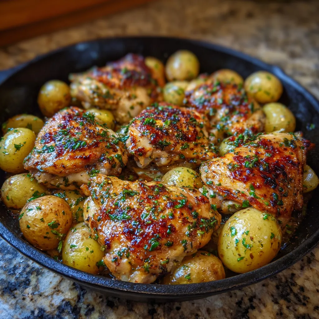 Chicken Thighs and Potatoes
