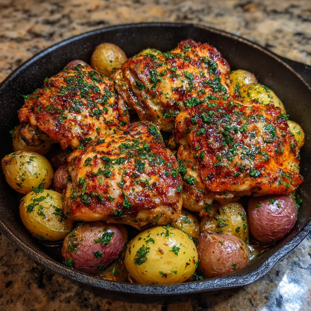 Chicken Thighs and Potatoes