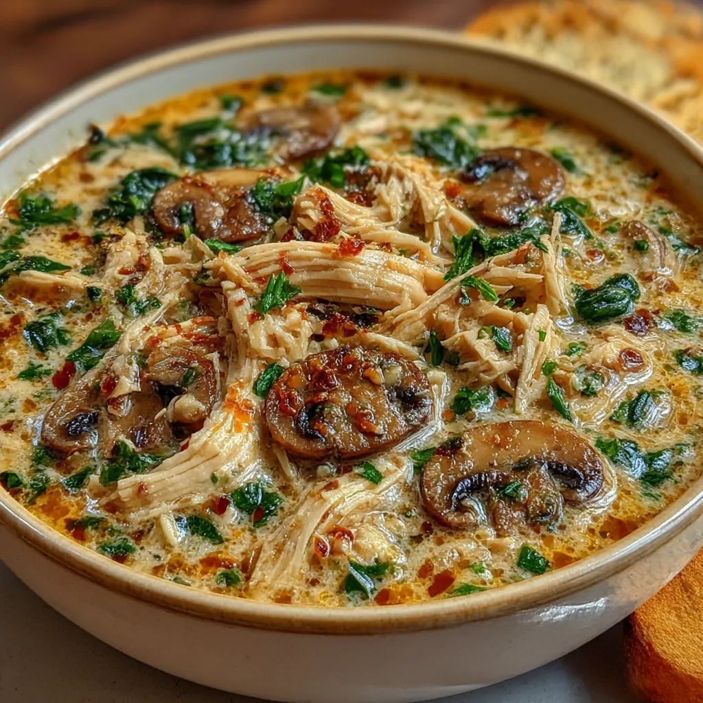 Clean Chicken Mushroom Soup