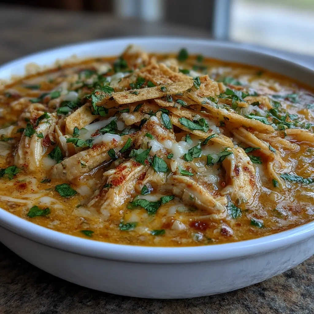 Creamy Chicken Enchilada Soup