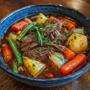 Crockpot Beef and Vegetable Soup