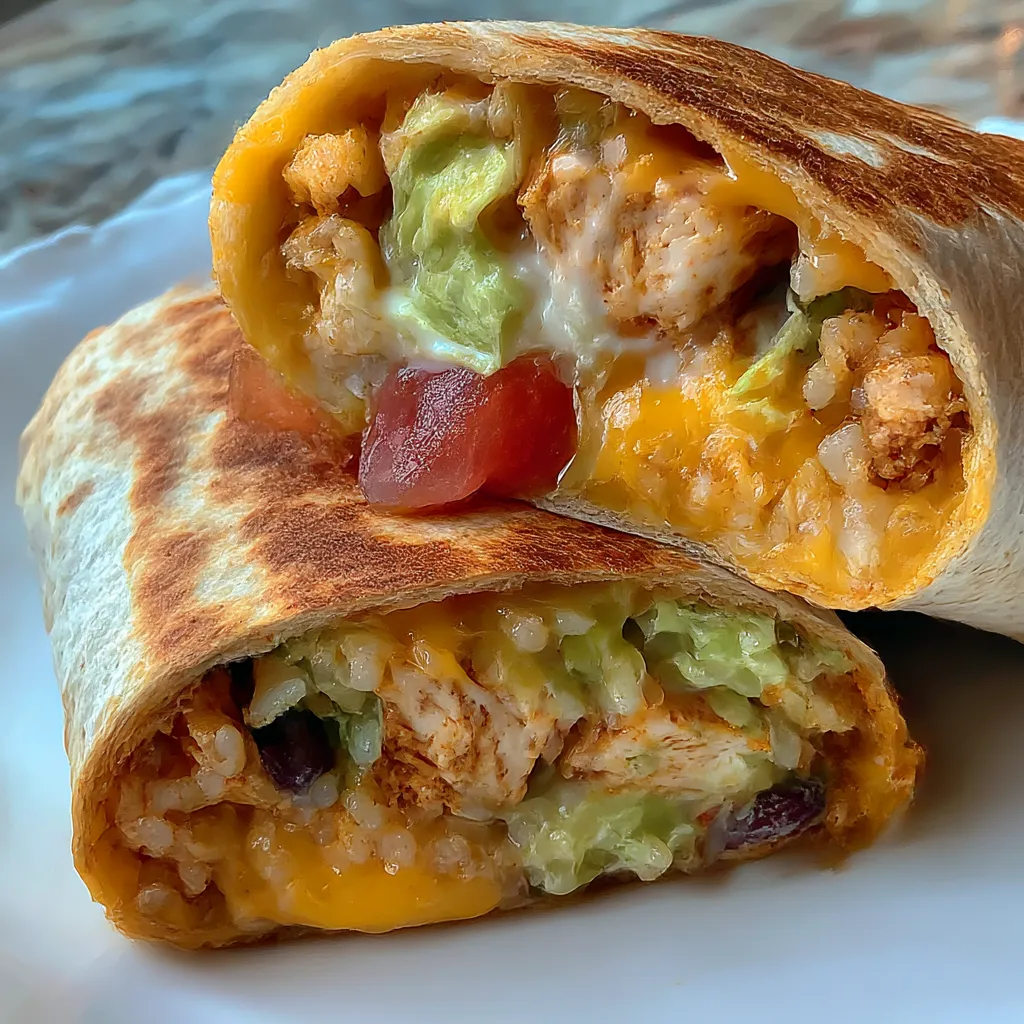 Easy Grilled Cheese Burrito